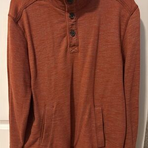G.H. Bass & Co. Orange Sherpa-Lined Pull-Over